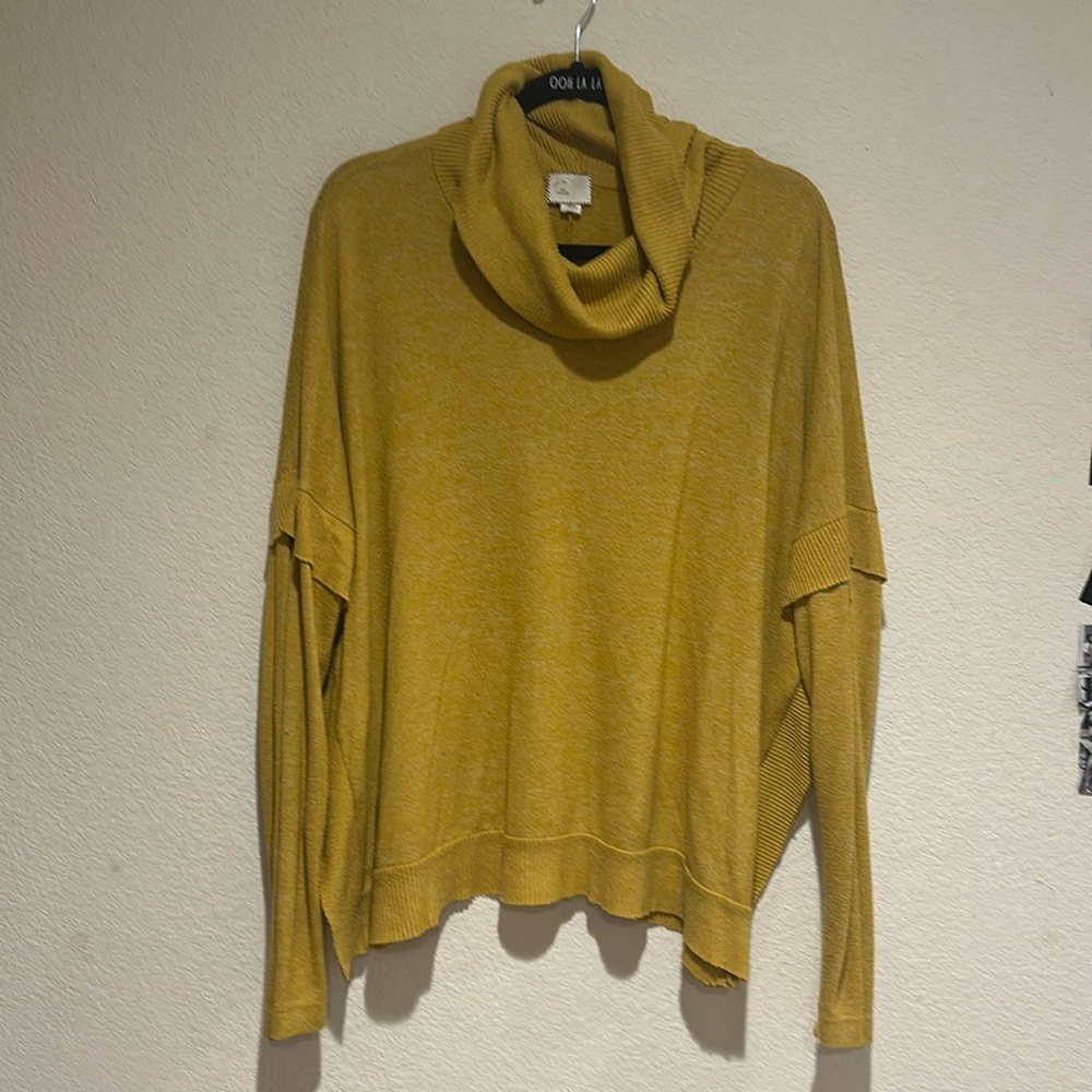 lightweight cowl neck sweater